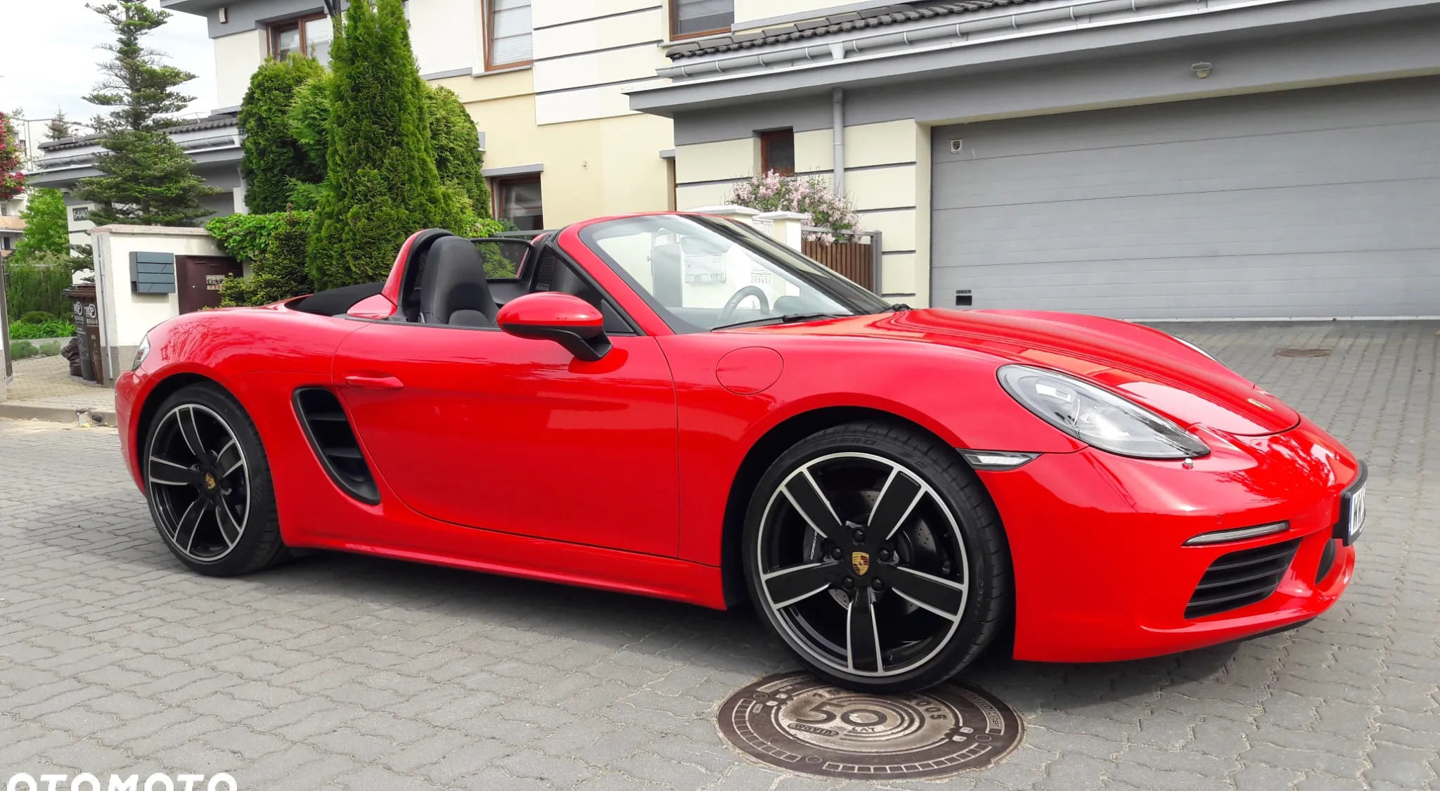 Porsche 718 Boxster cena 265000 przebieg: 58000, rok produkcji 2017 z Warszawa małe 529